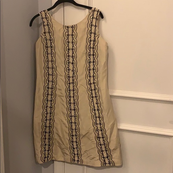 Tracy Reese Silk Beaded Sleeveless Dress Size 10 - Picture 1 of 7